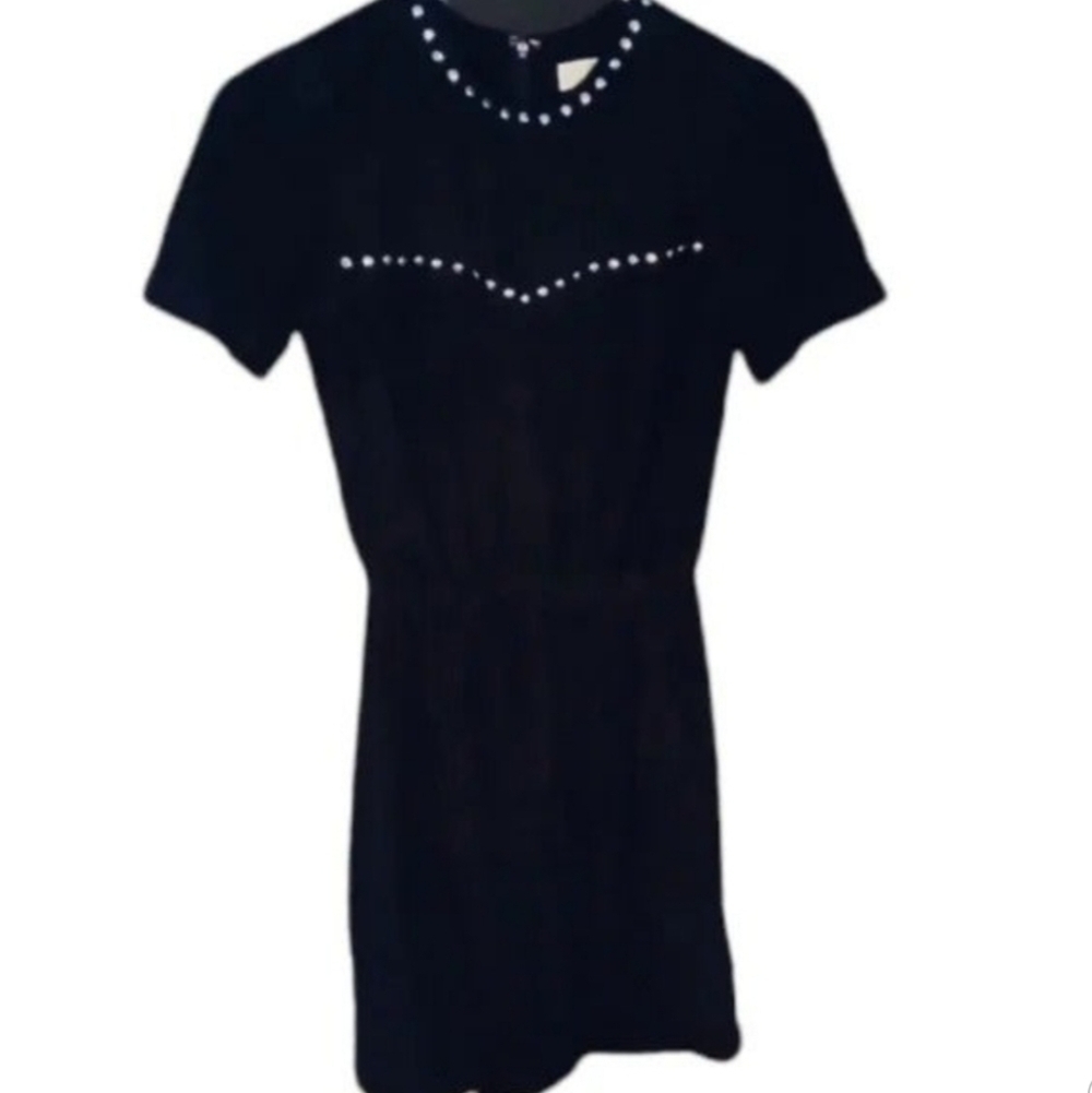 MICHAEL KORS BLACK MIDI DRESS
